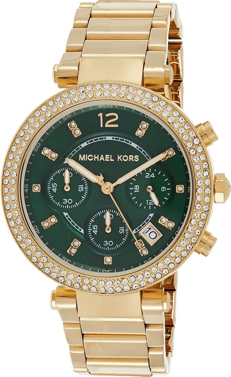 Michael Kors Parker Chronograph Gold Dial with Gold